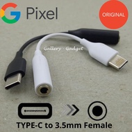 Google Pixel Convertor type C to headphone jack 35mm Sambungan Headset Google pixel 2 3 4 XL Convert