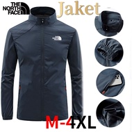 Jaket Lelaki Windproof Waterproof Stand Up Collar Men's Motorcycle Jacket Breathable Sweat Absorbent Quick Men's Sport Jacket