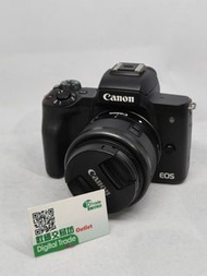 齊盒 新淨 Canon EOS m50 黑色 連 15-45mm zoom kit set 快門 8xxx 手快有