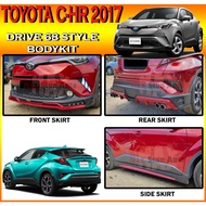 TOYOTA CHR 2017-2019 DRIVE 68 STYLE BODYKIT (DRIVE68,D68,68) SKIRT LIP FOR C-HR FRONT SKIRT SIDE SKIRT REAR SKIRT