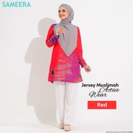 Sameera Jersey Muslimah Active Wear Red