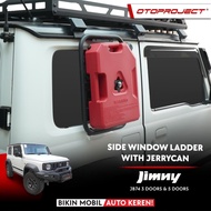 OTOPROJECT SIDE WINDOW LADDER WITH JERRYCAN JIMNY 3 DOORS / 5 DOORS GASOLINE JERRY CAN V2