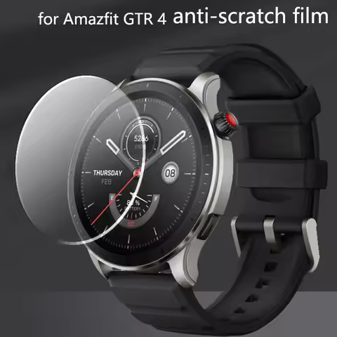 HD Screen Protector for Amazfit GTR 4 Anti-Scratch Full Coverage Protective Film Screen Protector fo