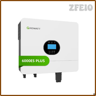 ZFEIO Growatt 5Kw Off Grid Solar Inverter Spf 6000Es Plus Power Energy Renewable System 48Vdc 230Vac