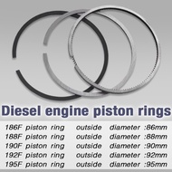 iston Ring Set Std 186F 186FA 190F 192F 195F Aircooled Diesel Engine 5-20HP