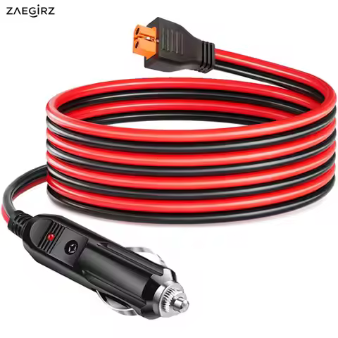 3m/10FT XT60i-F to Car Cigarette Lighter Charging Cable for Ecoflow River 2/3/Mini/Pro/Max, Delta 2/