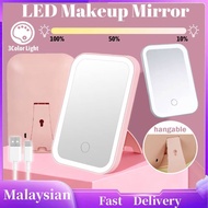 New 3 Modes Rechargeable LED Makeup Mirror Dressing Table Mirror Beauty Makeup Mirror Fill Light Adj