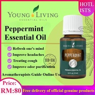 Young Living Peppermint Essential Oil - 100% Pure Essential Oil Headache Relief Promotes Breathing