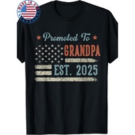 Promoted To Grandpa Est 2025 Grandpa To Be 1St Time T-Shirt