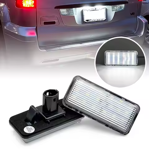 2Pcs LED License Plate Light For Toyota Land Cruiser Prado J100 J120 J200 Reiz Mark X Lexus LX470 LX