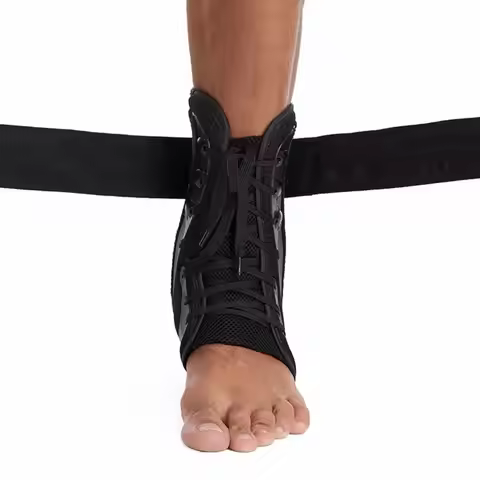 Pressurized Sports Ankle Support Side Stabilizers Compression Ankle Support Brace Adjustable Foot Sl