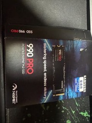 三星Samsung SSD 990 PRO 1TB (Gen4 ) 附購買證明