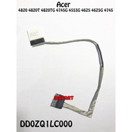 Flexible Cable Led lcd Acer 4820 4820T 4820TG 4745G 4553G 4625 4625G 4745 DD0ZQ1LC000 DD0ZQ1LC020