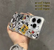 🔥ส่งจากไทย🔥Mickey การ์ตูน แฟชั่น เคส for iPhone XR body 14Pro 13Pro เคสไอโฟน Xr บอดี้ 13Pro body 15pro case อ่อนนุ่ม