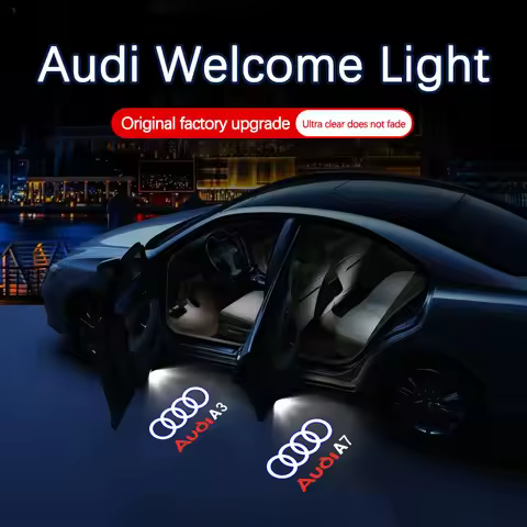 Led Car Door Logo Light HD Laser Welcome Projector Lamps For Audi Q3 Q5 Q7 S3 S4 S5 S6 S7 A4 A5 A6 B