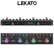 LEKATO Tank-G Multi Effects Guitar Pedal 36 Presets Edit 9 AMP Sims Bluetooth 5.0 IR Load XLR Output