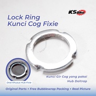 OXO Fixie Gear Lockring | Fixie Bike Sprocket Lock / Single Speed | Thread - Lock Ring Fixie Gear Co