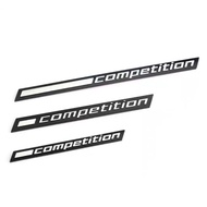 1 X ABS COMPETITION Logo Letter Car Auto Decorative Emblem Badge Sticker Decal For BMW X1M X3M X4M X