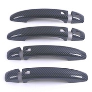Suitable for Audi A1 A4 A4L A5 S4 S5 Q3 Q5 B8 Door Handle Carbon Fiber Pattern Outside Door Handle S