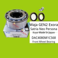Waja FW DAC4080M-1CS68 Proton GEN 2, Persona, Exora, Neo Bearing+2pcs Oil Seal