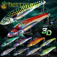 BETTER-MAYSHOW 1Pcs  Fishing Lure, Jigging Metal Hard Squid Bait, Durable Lifelike 5g 15g Wobblers A