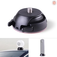 Quick Release Mount Holder Including Buckle + Flat and Curved Base Adhesive Tape Replacement for Samsung Gear 360 Camera Ricoh Theta S/SC/M15 &amp; Sports Action Pa  G&amp;M-2.20