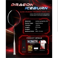 SIKEN DRAGON ICE BURN 38LBS ICEBURN ORIGINAL SIKEN Badminton Racket
