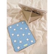 Blue Cartoon Cute Miffy Rabbit ipad11 Generation Tablet Protective Case air7/6 with Pen Slot ipad10 