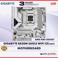 GIGABYTE B850M EAGLE WIFI 6E ICE AM5 MATX MOTHERBOARD (3 Years Warranty)