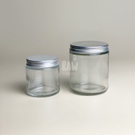 Transparent Glass Jar 120ml / 250ml