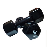 7kg Dumbbell Set Solid Steel Covered with High Quality Imported Rubber