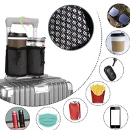 Luggage Handle Cup Holder Lightweight Convenient Travel Beverage Pouch For Hold Coffee Cups