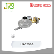 LUCKY FLAME หัวปรับแรงดันต่ำเซฟตี้-ที่วัดความดัน LUCKY FLAME ขนาด 28 x 38 x 15.4 ซม. สีเทา รุ่น LS-