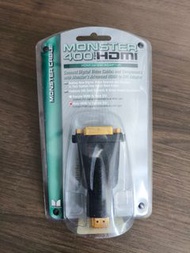Monster400 HDMI to DVI adaptor + Ageis DVI to DVI cable 2M