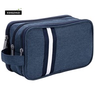Travel Toiletry Wash Bag Dry &amp; Wet Separation Gym Shaving Organiser Bag with 3 Compartments