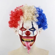 NEW Afro Clown Halloween Foreign Trade Haunted House Horror Chamber Escape Ghost Latex Mask Latex Ma