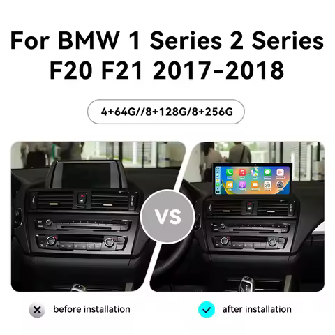 10.25 Inch Carplay Android Auto For BMW 1 Series 2 Series F20 F21 2017-2018 EVO Car GPS Multimedia P