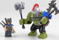 合售不拆賣 全新 樂高 超級英雄 LEGO 76088 角鬥士浩克 綠巨人 Hulk + 雷神索爾 Thor 附武器