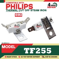 TF255 COMPATIBLE WITH PHILIPS THERMAL CUT OFF STEAM IRON THERMASTER SOLEPLATE STEAM IRON
