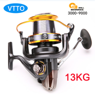 VTTO Spinning Reelลากสูงสุด13กก.12 + 1BBปลาคาร์พรอกตกปลา3000-9000แกนอะลูมิเนียมSpinningล้อCarret