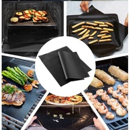 Bbq Smokeless Barbecue Mat/Non-Stick Mat/Barbecue Paper/Mid-Autumn Barbecue/Grill Pan Barbecue Handy Tool Thickened Universal Barbecue Non-Stick Mat Barbecue Mat Barbecue Mat