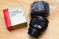 收藏品 Canon FD 85mm f1.2 L 紅圈 98%新 fujifilm GFX Hasselblad X1D X2D Leica