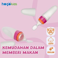 Hogokids Baby Feeding Spoon Bottle Baby Feeder BPA Free Anti-Spill Silicone Baby Bottle