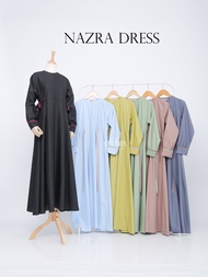 Gamis/Dress Busui Syari Nazra Bahan Toyobo Super Lembut By Attin