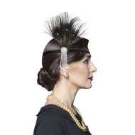 FANCY Vintage Feather Headband Bridal Gatsby Flapper Costume Dress Headpiece Gifts