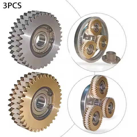 3x E-bike Gears With Bearings Copper 36T Ebike Wheel Hub Motor Planetary Gears For Bafang Motor Ebik