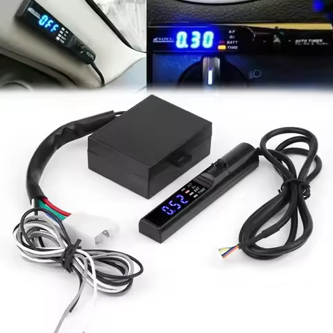 Universal Auto Car 12V Turbo Timer with Box Digtal Led Display for 12V Turbo Engine Models Turbo Tim