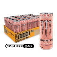 【Monster Energy 魔爪】超越蜜桃閃耀碳酸能量飲料 易開罐355ml (24入/箱)