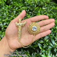 bros bali model keris gandeng untuk cowok dewasa dan anak Bros / Pin Pengantin Cowok Alpaka Lapis Em