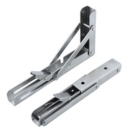 [Ready Stock] Stainless Steel Folding Triangle Bracket Bracket Load-Bearing Thickened Partition Brac